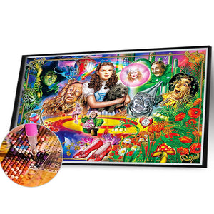 Wizard Of Oz 40*30CM(Canvas) Full Square Drill Diamond Painting