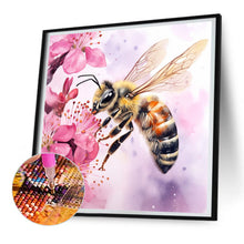 Load image into Gallery viewer, Pollen Bee 30*30CM(Canvas) Full Round Drill Diamond Painting
