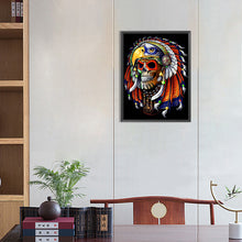 Load image into Gallery viewer, Indian Skull 30*40CM(Canvas) Full Round Drill Diamond Painting
