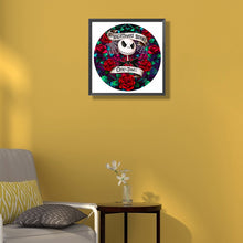 Load image into Gallery viewer, Jack Skull Under The Rose 40*40CM(Canvas) Full Round Drill Diamond Painting
