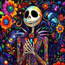 Load image into Gallery viewer, Painted Skeleton Jack 40*40CM(Canvas) Full Round Drill Diamond Painting
