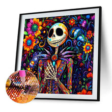 Load image into Gallery viewer, Painted Skeleton Jack 40*40CM(Canvas) Full Round Drill Diamond Painting
