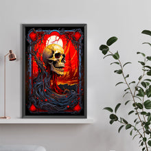 Load image into Gallery viewer, Skulls Growing From The Bloodbath 40*60CM(Canvas) Full Round Drill Diamond Painting
