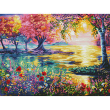 Load image into Gallery viewer, Colorful Landscape 60*45CM(Canvas) Full Round Drill Diamond Painting
