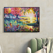 Load image into Gallery viewer, Colorful Landscape 60*45CM(Canvas) Full Round Drill Diamond Painting
