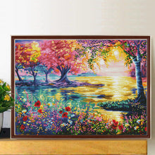 Load image into Gallery viewer, Colorful Landscape 60*45CM(Canvas) Full Round Drill Diamond Painting
