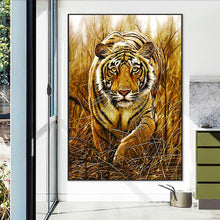 Load image into Gallery viewer, Tiger 50*70CM(Picture) Full Round Drill Diamond Painting
