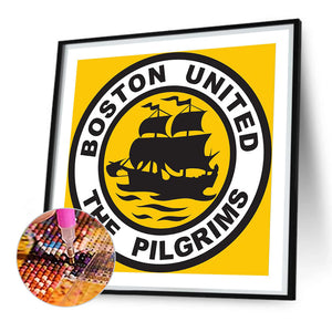 Boston United Football Club 30*30CM(Picture) Full Square Drill Diamond Painting