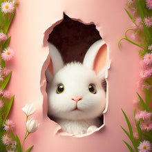 Load image into Gallery viewer, Bunny In The Wall 40*40CM(Picture) Full Square Drill Diamond Painting
