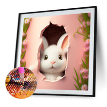 Load image into Gallery viewer, Bunny In The Wall 40*40CM(Picture) Full Square Drill Diamond Painting
