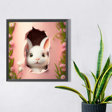 Load image into Gallery viewer, Bunny In The Wall 40*40CM(Picture) Full Square Drill Diamond Painting
