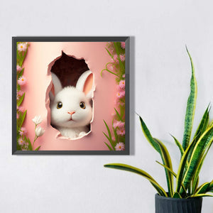 Bunny In The Wall 40*40CM(Picture) Full Square Drill Diamond Painting