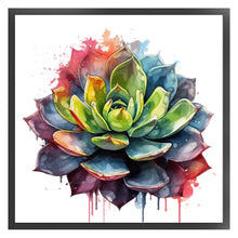 Load image into Gallery viewer, Succulents (50*50CM) 11CT 3 Stamped Cross Stitch
