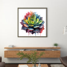 Load image into Gallery viewer, Succulents (50*50CM) 11CT 3 Stamped Cross Stitch
