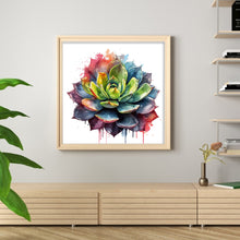 Load image into Gallery viewer, Succulents (50*50CM) 11CT 3 Stamped Cross Stitch
