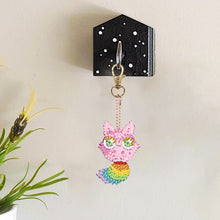 Load image into Gallery viewer, Diamond Dinosaur Key Chains 5PCS DIY Colorful Art Keychain (Little Monster)
