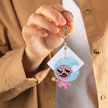 Load image into Gallery viewer, Diamond Dinosaur Key Chains 5PCS DIY Colorful Art Keychain (Little Monster)
