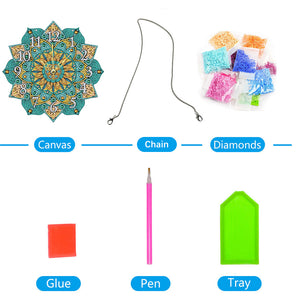 5D DIY Crystal Diamond Clock Handmade Mandala Gifts & Souvenirs (#4)