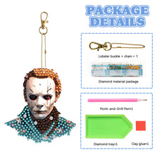 Load image into Gallery viewer, Diamond Full Drill Diamond Keyring 5PCS DIY Keychain Double Sided (#2)
