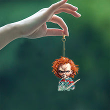 Load image into Gallery viewer, Diamond Full Drill Diamond Keyring 5PCS DIY Keychain Double Sided (#3)
