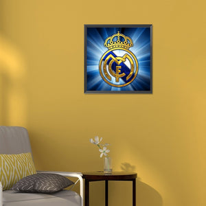 Real Madrid Football Club 30*30CM(Canvas) Full Round Drill Diamond Painting