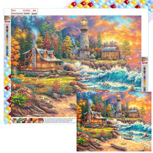 Load image into Gallery viewer, Beach House 50*40CM(Canvas) Full Square Drill Diamond Painting
