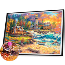 Load image into Gallery viewer, Beach House 50*40CM(Canvas) Full Square Drill Diamond Painting
