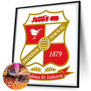 Swindon Football Club 40*45CM(Canvas) Full Round Drill Diamond Painting