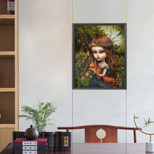 Load image into Gallery viewer, Fox Girl 40*50CM(Picture) Full Round Drill Diamond Painting
