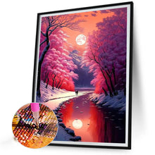 Load image into Gallery viewer, Pink Snow River 40*50CM(Picture) Full Round Drill Diamond Painting
