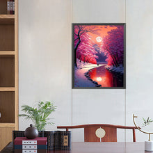 Load image into Gallery viewer, Pink Snow River 40*50CM(Picture) Full Round Drill Diamond Painting
