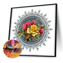 Load image into Gallery viewer, Mandala Bouquet 30*30CM(Canvas) Full Round Drill Diamond Painting
