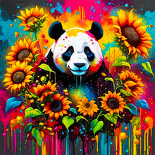 Load image into Gallery viewer, Sunflower Panda 40*40CM(Picture) Full Square Drill Diamond Painting
