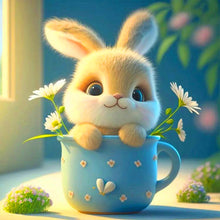 Load image into Gallery viewer, Cup Rabbit 40*40CM(Picture) Full Square Drill Diamond Painting
