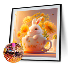 Load image into Gallery viewer, Cup Rabbit 40*40CM(Picture) Full Square Drill Diamond Painting
