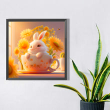 Load image into Gallery viewer, Cup Rabbit 40*40CM(Picture) Full Square Drill Diamond Painting
