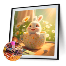 Load image into Gallery viewer, Cup Rabbit 40*40CM(Picture) Full Square Drill Diamond Painting
