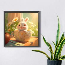 Load image into Gallery viewer, Cup Rabbit 40*40CM(Picture) Full Square Drill Diamond Painting
