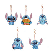 Load image into Gallery viewer, 10PCS Mouse Diamond Keychain Shaped Drill Double Sided for Beginners Kids Adults
