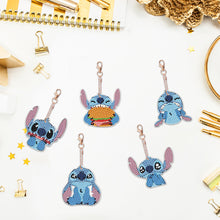 Load image into Gallery viewer, 10PCS Mouse Diamond Keychain Shaped Drill Double Sided for Beginners Kids Adults
