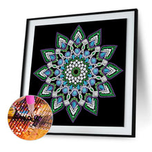 Load image into Gallery viewer, Mandala 30*30CM(Canvas) Partial Special Shaped Drill Diamond Painting
