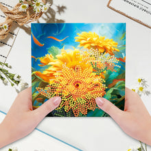 Load image into Gallery viewer, Christmas Crystal Rhinestone Embroidery Cards Kits (Bird Flower x12 PCS Set
