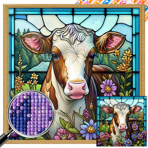 Calf 40*40CM(Picture) Full Square Drill Diamond Painting