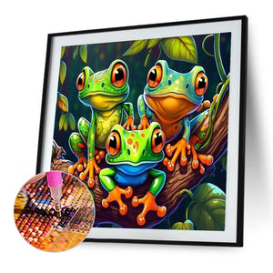 Frog 40*40CM(Picture) Full Square Drill Diamond Painting