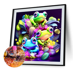 Frog 40*40CM(Picture) Full Square Drill Diamond Painting