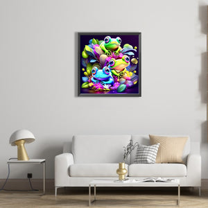 Frog 40*40CM(Picture) Full Square Drill Diamond Painting