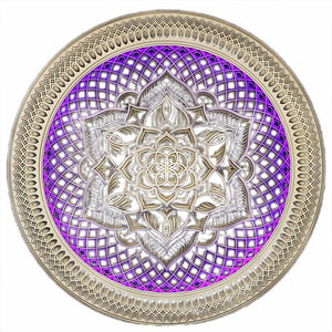 Mandala 40*40CM(Canvas) Full Round Drill Diamond Painting