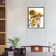 Load image into Gallery viewer, Sunflower Cowboy Kids 30*40CM(Canvas) Full Round Drill Diamond Painting
