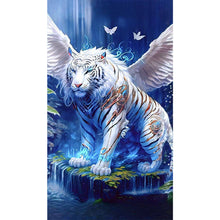 Load image into Gallery viewer, Angel Tiger 40*70CM(Picture) Full Round Drill Diamond Painting
