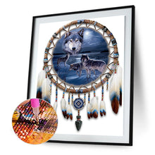 Load image into Gallery viewer, Wolf Dream Catcher 30*40CM(Canvas) Full Round Drill Diamond Painting
